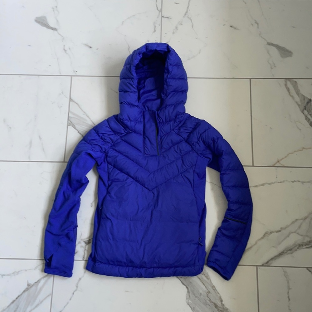 Ivviva girls goose down half zip hoodie coat